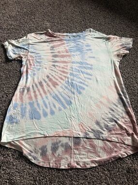 American Eagle Outfitters Pastel Tie-Dye Short Sleeve Tee in Blue, Pink & Mint
